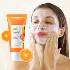 Vitamin C Facial Cleanser 50g Pore Cleansing Moisturizing Facial Cleanser