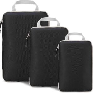Set of 3 Packing Cubes for Suitcases & Backpack Travel Packing Organizers